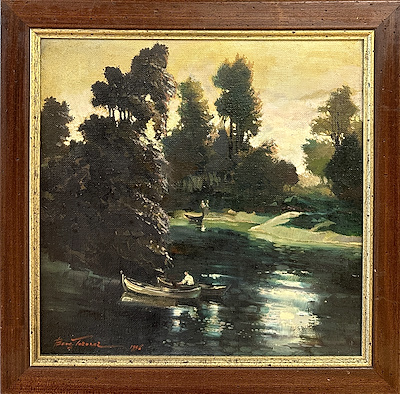 Berç Toroser imzalı tablo — Yağlı Boya, 45×45 cm, 51.297 TL müzayede satışı