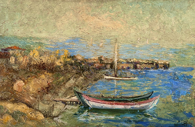 Nazmi Çekli imzalı tablo — Yağlı Boya, 43×65 cm, 116.585 TL müzayede satışı