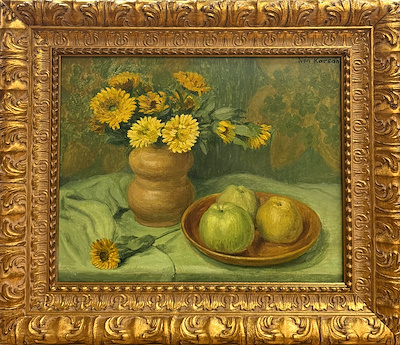 Ivon Karsan imzalı tablo — Yağlı Boya, 33×41 cm, 104.927 TL müzayede satışı