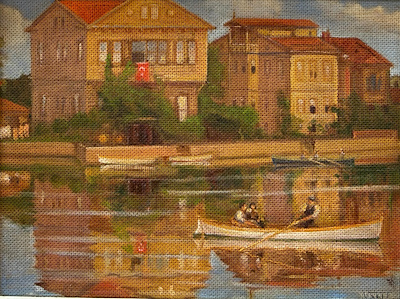 Vahit Basmacıoğlu imzalı tablo — Yağlı Boya, 28×36.5 cm, 23.317 TL müzayede satışı