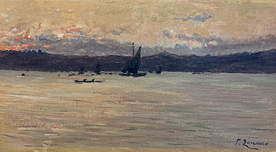 Fausto Zonaro imzalı tablo — Yağlı Boya, 18×31 cm, 466.341 TL müzayede satışı