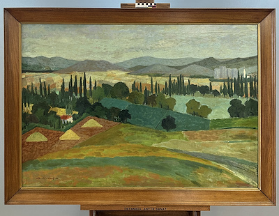Nihat Akyunak imzalı tablo — Yağlı Boya, 80×116 cm, 104.927 TL müzayede satışı