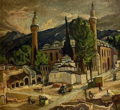 Feridun Saraçoğlu imzalı tablo — Yağlı Boya, 68×74 cm, 279.804 TL müzayede satışı