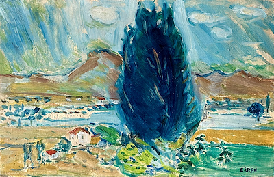 Eşref Üren imzalı tablo — Yağlı Boya, 32×50 cm, 174.878 TL müzayede satışı
