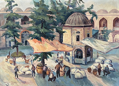 Gürsel Tunalı imzalı tablo — Yağlı Boya, 50×68 cm, 46.634 TL müzayede satışı