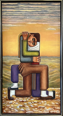 Erol Özden imzalı tablo — Yağlı Boya, 80×43 cm, 186.536 TL müzayede satışı