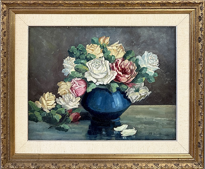 Saim Kanra imzalı tablo — Yağlı Boya, 43×55 cm, 46.634 TL müzayede satışı