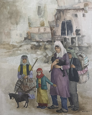 Hüseyin Bilişik imzalı tablo — Akrilik Boya, 76×61 cm, 200.342 TL müzayede satışı