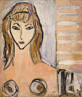 Leyla Gamsız imzalı tablo — Yağlı Boya, 70×60 cm, 164.987 TL müzayede satışı