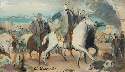 Cevat Dereli imzalı tablo — Yağlı Boya, 27×48 cm, 353.545 TL müzayede satışı