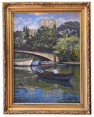 Prof. Erol Deran imzalı tablo — Yağlı Boya, 80×60 cm, 223.912 TL müzayede satışı