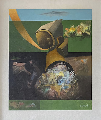 Hüseyin Bilişik imzalı tablo — Akrilik Boya, 71×61 cm, 141.418 TL müzayede satışı