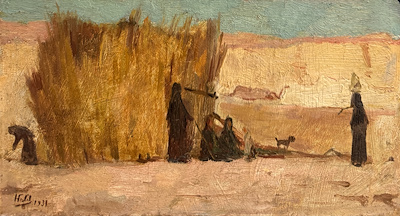 Halil Paşa imzalı tablo — Yağlı Boya, 15×28 cm, 1.131.342 TL müzayede satışı