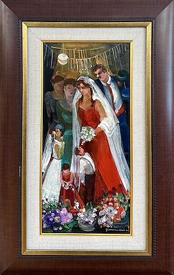 Şükran Pekmezci imzalı tablo — Yağlı Boya, 50×25 cm, 24.057 TL müzayede satışı