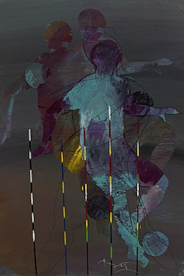 Hüsamettin Koçan imzalı tablo — Akrilik Boya, 90×60 cm, 156.373 TL müzayede satışı