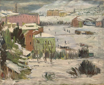 Eşref Üren imzalı tablo — Yağlı Boya, 38×46 cm, 120.287 TL müzayede satışı