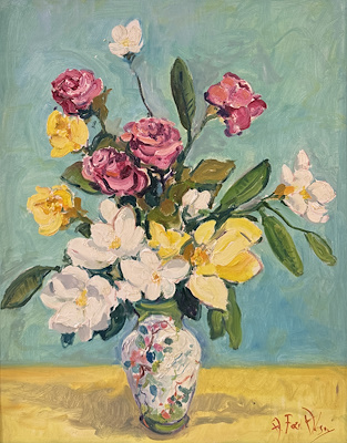 Ahmet imzalı tablo — Yağlı Boya, 67×52 cm, 144.345 TL müzayede satışı