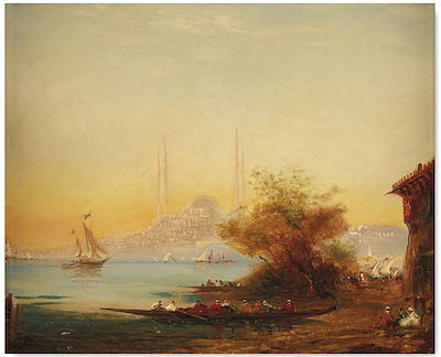 Alfred August Felix Bachmann imzalı tablo — Yağlı Boya, 50×60 cm, 529.263 TL müzayede satışı