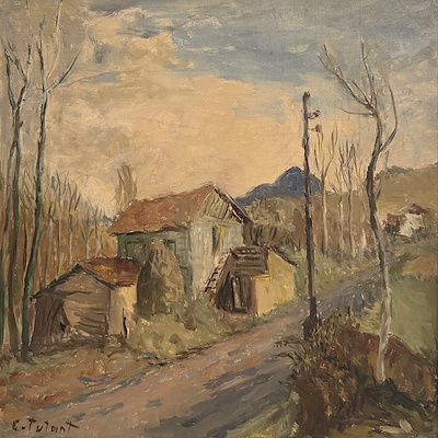 Celal Tutant imzalı tablo — Yağlı Boya, 46×46 cm, 52.926 TL müzayede satışı