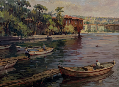 Ayhan Türker imzalı tablo — Yağlı Boya, 60×81 cm, 336.804 TL müzayede satışı