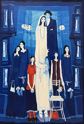Birsel Bosut Gürbüz imzalı tablo — Yağlıboya, 100×70 cm, 360.861 TL müzayede satışı