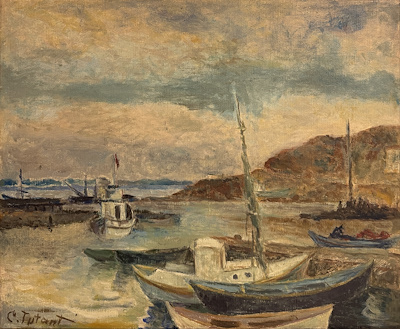 Celal Tutant imzalı tablo — Yağlı Boya, 38×46 cm, 52.926 TL müzayede satışı