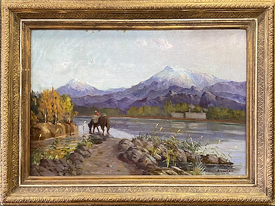 Baha Sait imzalı tablo — Yağlı Boya, 45×67 cm, 146.303 TL müzayede satışı