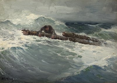 Dimitrie Florian imzalı tablo — Yağlı Boya, 44×48 cm, 24.384 TL müzayede satışı