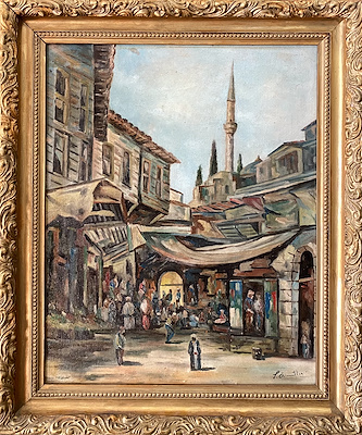 Sadık Özmutlu imzalı tablo — Yağlı Boya, 54×43 cm, 29.261 TL müzayede satışı