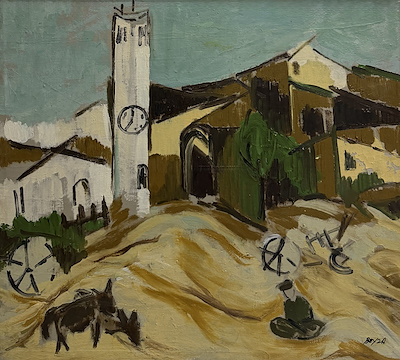 Beyza Gönensay imzalı tablo — Yağlı Boya, 55×62 cm, 78.028 TL müzayede satışı