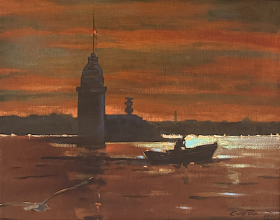 Gül Pınar imzalı tablo — Yağlı Boya, 40×50 cm, 24.384 TL müzayede satışı