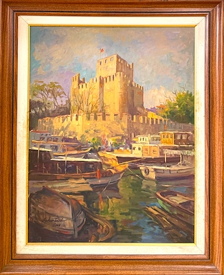 Ayhan Türker imzalı tablo — Yağlı Boya, 65×50 cm, 390.142 TL müzayede satışı