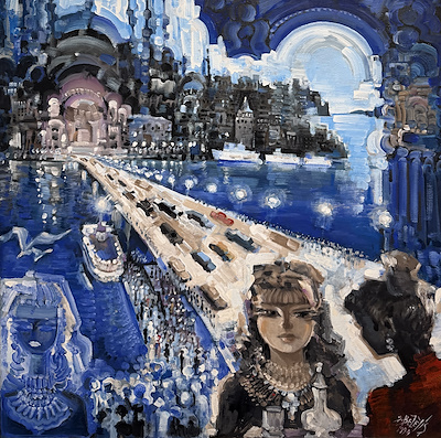 Şadan Bezeyiş imzalı tablo — Yağlı Boya, 65×65 cm, 682.749 TL müzayede satışı