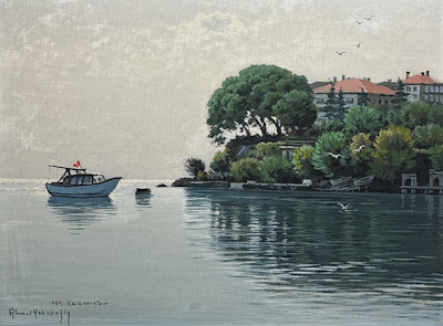 Ahmet Yakupoğlu imzalı tablo — Yağlı Boya, 35×45 cm, 68.275 TL müzayede satışı