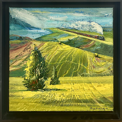 Tolga Boztoprak imzalı tablo — Akrilik Boya, 50×50 cm, 14.630 TL müzayede satışı
