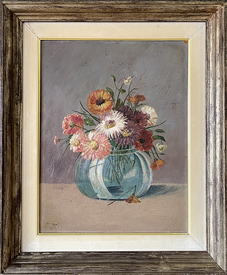 (şamlı) Emin imzalı tablo — Yağlı Boya, 42×32 cm, 53.645 TL müzayede satışı