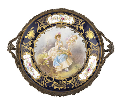 FRANSIZ 19.YÜZYIL “SÈVRES” PORSELEN “COLLOT” İMZALI BRONZ (ORMOLU