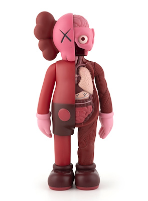 KAWS COMPANION レッド フィギュア KAWS (d.1974)-“Dissected Companion” 2018, Open Edition. Yükseklik