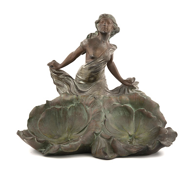 ALFRED SALVIGNOL-Fransız. İmzalı. Art-Nouveau Sanat Akımı'nın