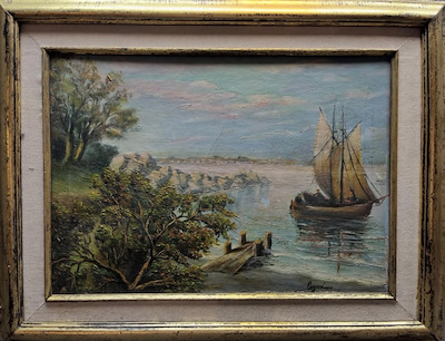 Cezmi Aydınoğlu imzalı tablo — Yağlı Boya, 30×40 cm, 15.000 TL müzayede satışı