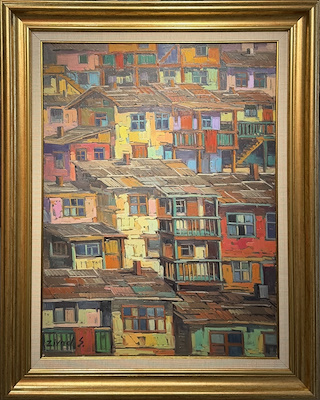 Ziyad Sultanov imzalı tablo — Yağlı Boya, 60×80 cm, 47.500 TL müzayede satışı