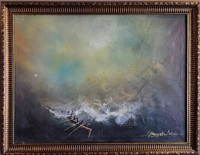 İsmail Beydili imzalı tablo — Yağlı Boya, 65×45 cm, 11.000 TL müzayede satışı