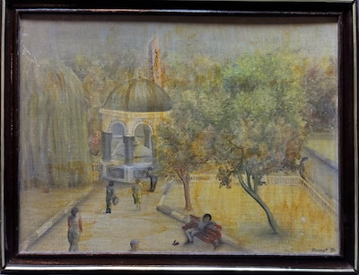 Himmet Gürcan imzalı tablo — Yağlı Boya, 30×40 cm, 11.000 TL müzayede satışı