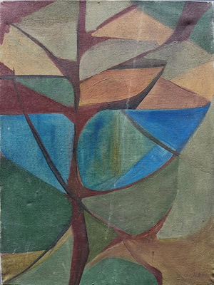 Oktay Günday imzalı tablo — Yağlı Boya, 40×30 cm, 15.000 TL müzayede satışı