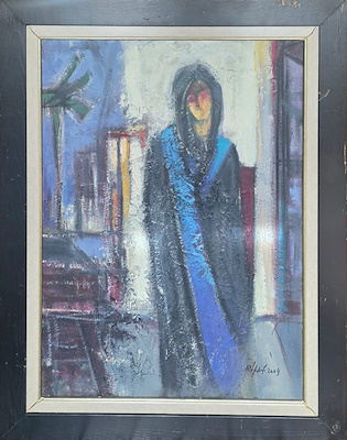 Rıfat Koçak imzalı tablo — Yağlı Boya, 60×42 cm, 18.000 TL müzayede satışı