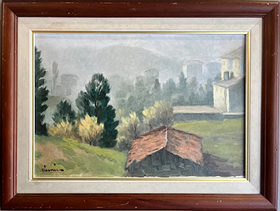 Hüseyin Hüsnü Tengüz imzalı tablo — Yağlı Boya, 27×40 cm, 19.000 TL müzayede satışı