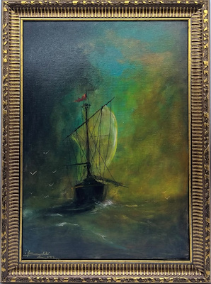 İsmail Beydili imzalı tablo — Yağlı Boya, 35×50 cm, 11.000 TL müzayede satışı