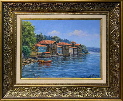 Bahri Töraydın imzalı tablo — Yağlı Boya, 30×40 cm, 13.000 TL müzayede satışı