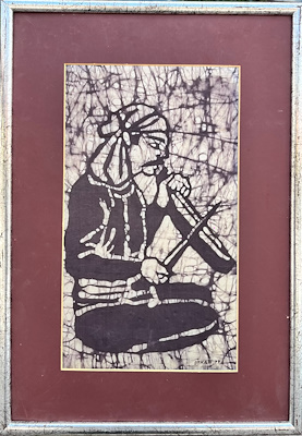 Utkan Akay imzalı tablo — Baskı, 20×35 cm, 4.000 TL müzayede satışı