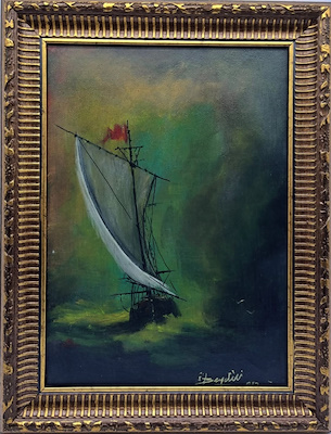 İsmail Beydili imzalı tablo — Yağlı Boya, 35×25 cm, 11.000 TL müzayede satışı